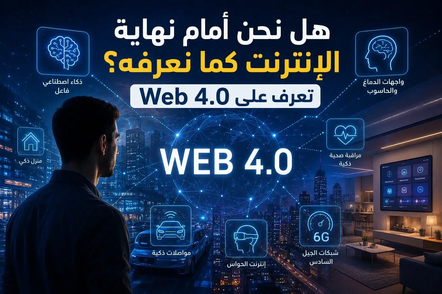 Web 4.0 مستقبل الإنترنت الذكي والتفاعل التلقائي مع المستخدم